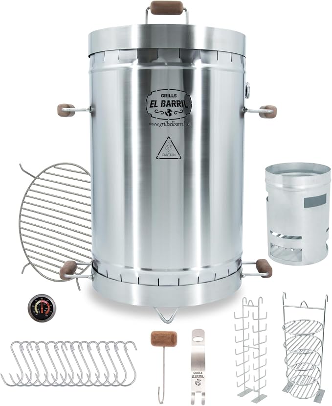 Large Steel Grill 45LB Combo