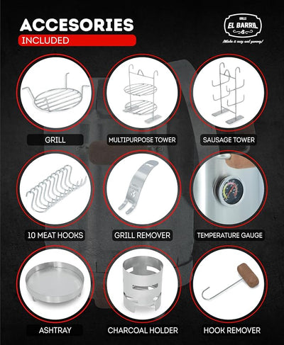 Small steel Grill 13LB Combo