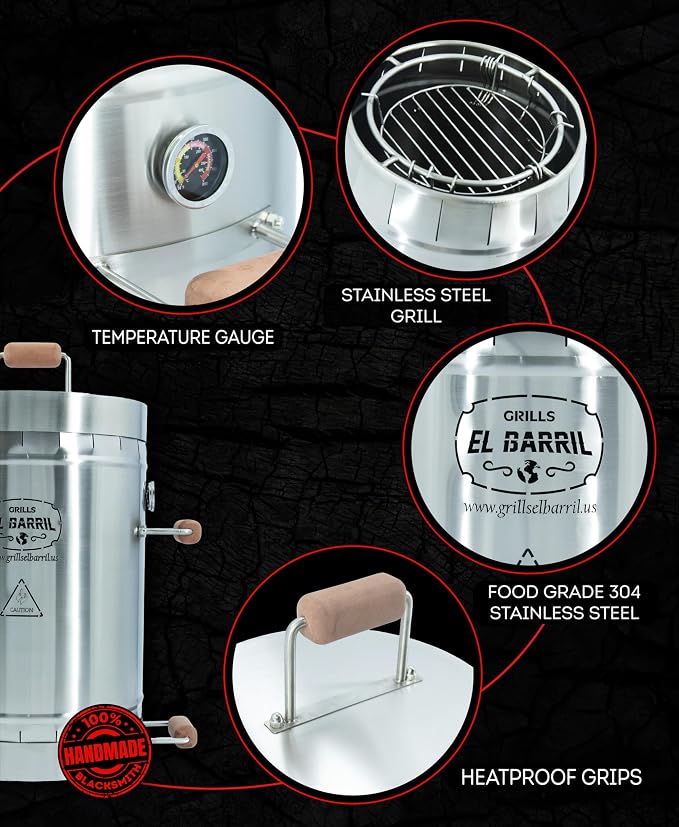 Medium Steel Grill 30LB Combo