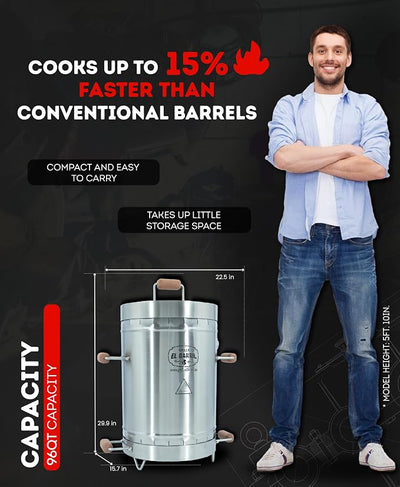 Medium Steel Grill 30LB Combo